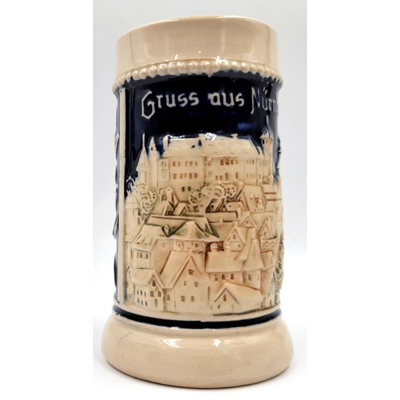 Westerwald German Nurnberg Half Litre 5" Stein Mug West Germany Stoneware - Picture 6 of 8